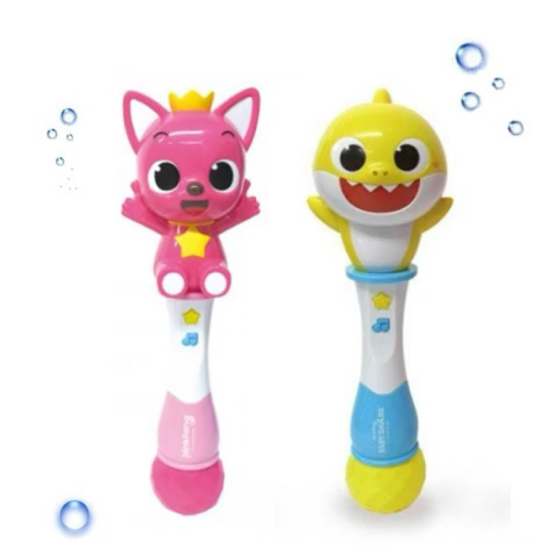 現貨 pinkfong babyshark 碰碰狐 鯊魚寶寶 聲光音樂泡泡棒/自動泡泡機 兒童玩具 IU韓國代購