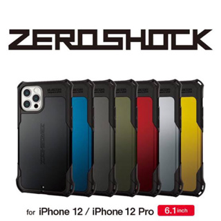 日本進口ELECOM iPhone 12 13 14 Pro Max ZEROSHOCK 軍規防摔手機殼 耐衝擊保護貼
