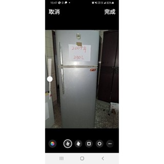 特價優惠～二手中古聲寶250公升雙門冰箱，型號SR-D35G，保固3個月，請詢問大戶藥師