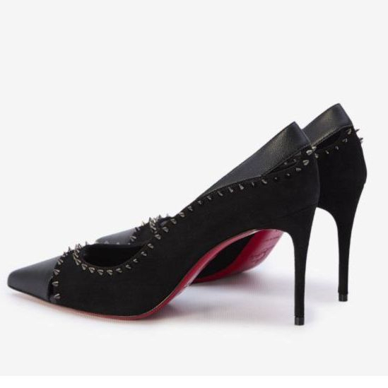 Christian Louboutin Duvette Spikes鉚釘裝飾高跟紅底鞋 EU