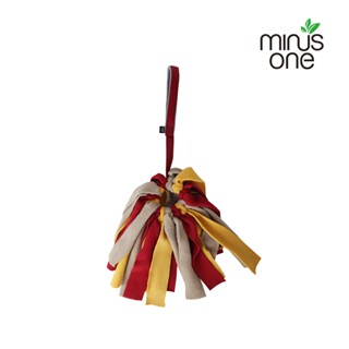 【minus one 邁樂思】環保法絨系列 繩帶拔河互動玩具-編織刷 寵物玩具 狗狗玩具 寵物抒壓神器