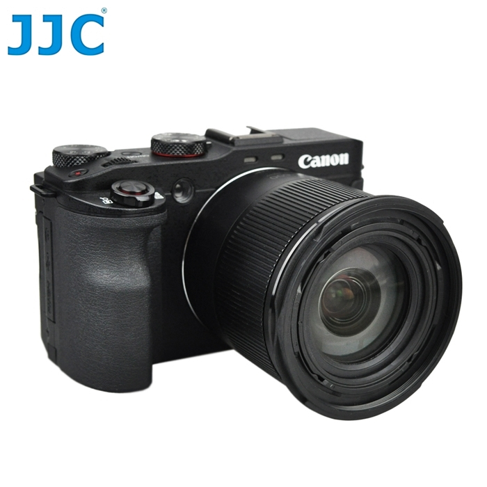 找東西JJC副廠Canon佳能G3X SX70 SX60 SX50相容原廠遮光罩FA-DC67B轉接環LH-JDC100