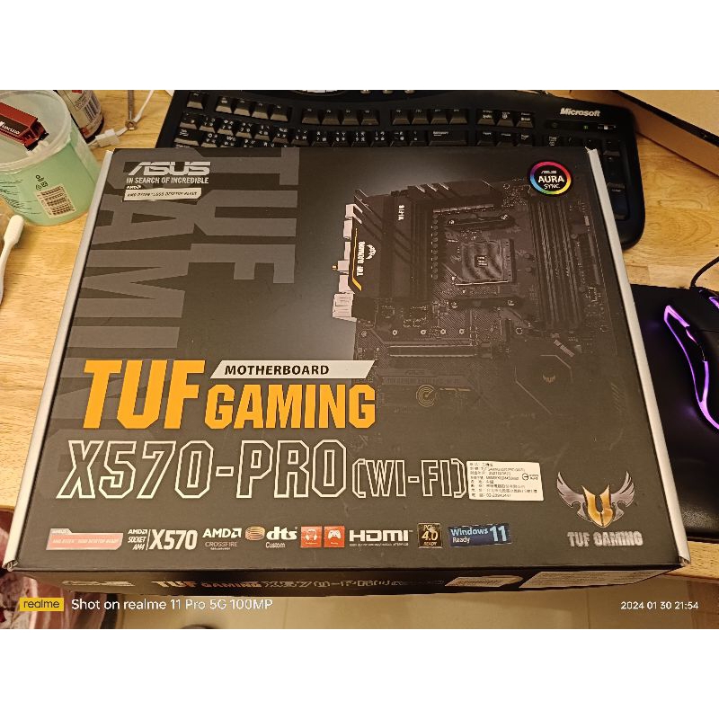 ASUS TUF GAMING X570 PRO AX210 2手