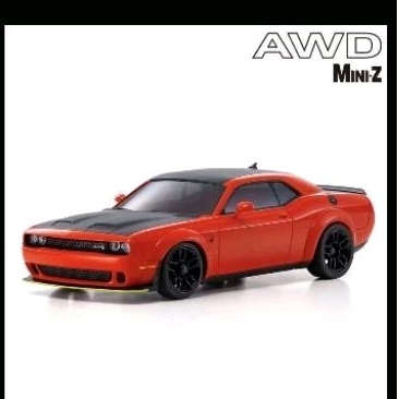 天母168  KYOSHO MINI-Z 32621R AWD DODGE CHALLENGER SRT 道奇 甩尾車