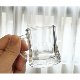 🇰🇷 韓國代購 迷你 透明把手玻璃杯 燒酒杯 咖啡杯（現貨）