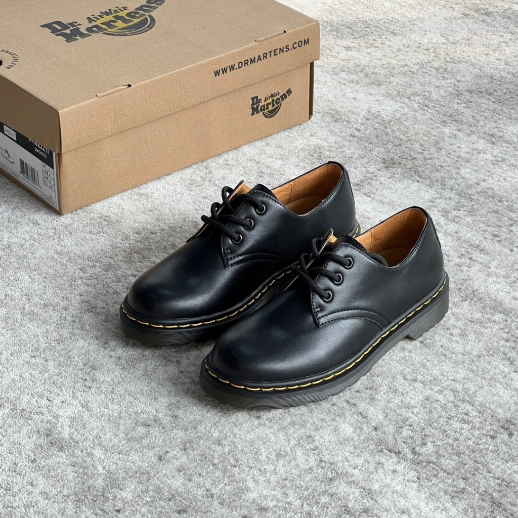 帝安諾-實體店面 Dr.martens 1461 馬丁 馬汀 三孔 smooth 黑霧面 經典款 11838002