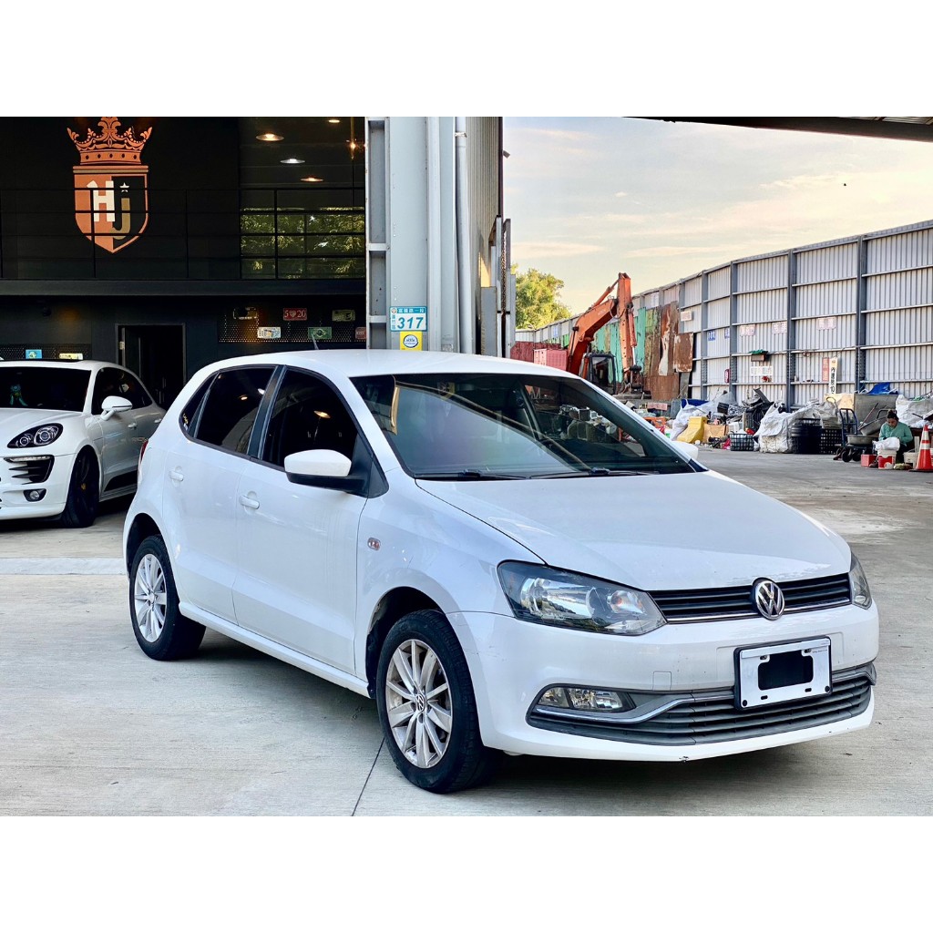 2015 VW Polo 1.6 白#強力過件9 #強力過件99%、#可全額貸、#超額貸、#車換車結清