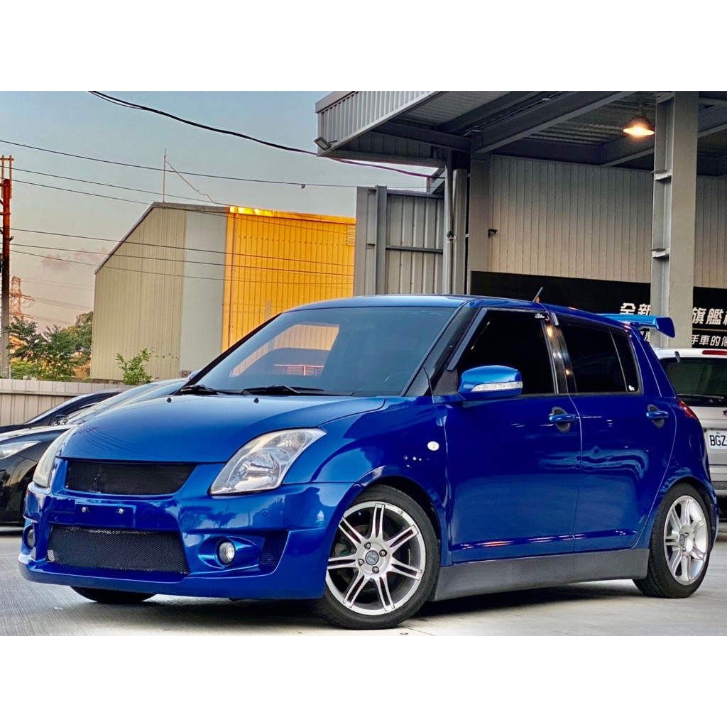 2007 Suzuki Swift 1.5 藍 #強力過件9 #強力過件99%、#可全額貸、#超額貸、#車換車結清