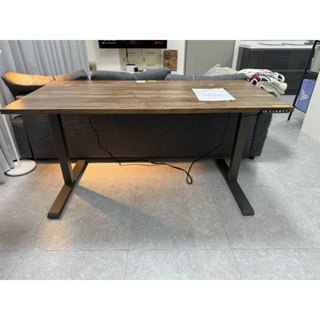 全新KAKU雙馬達電動升降桌(松露棕)-加大尺寸