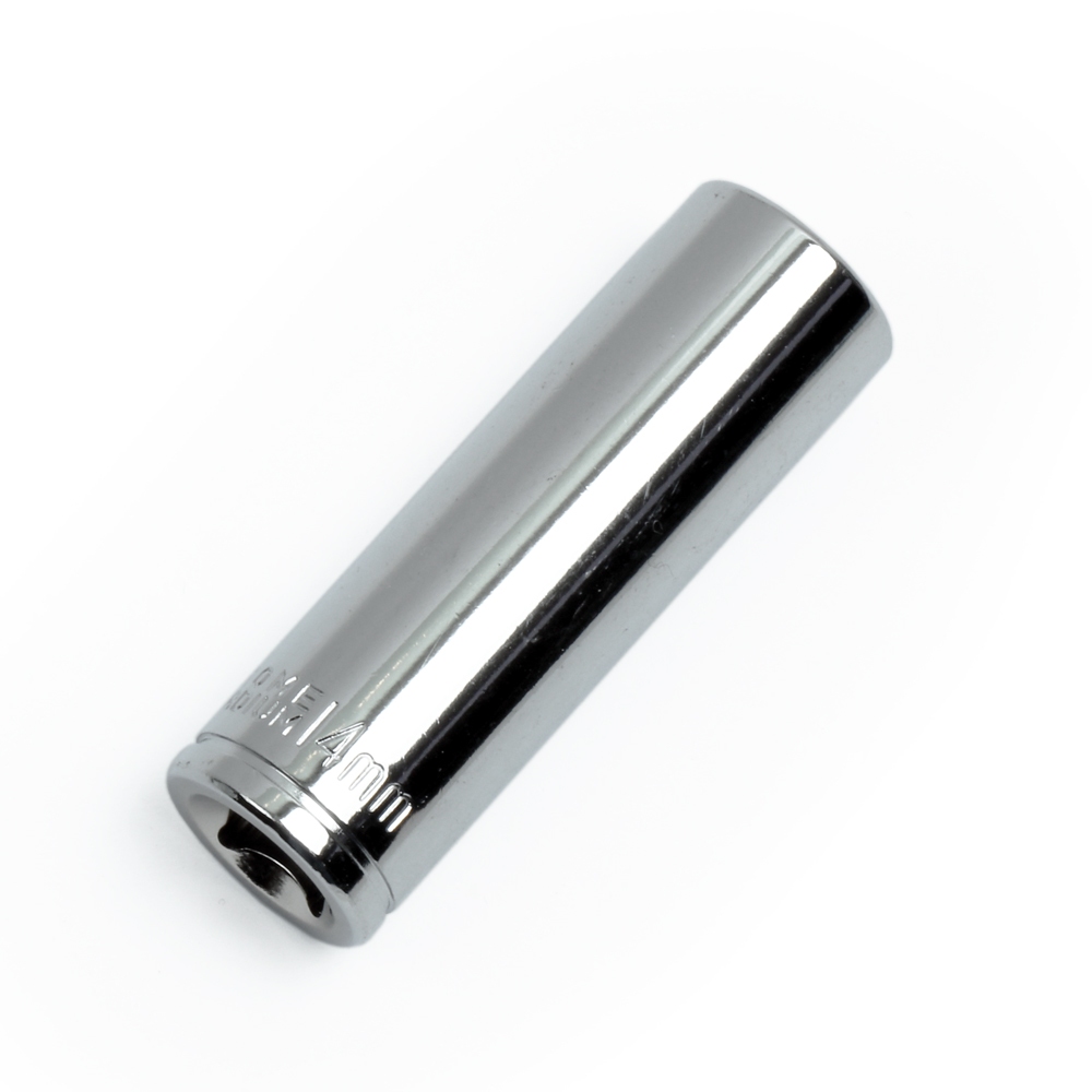 【iMOVER專業汽修】3分 14mm 六角長套筒 單顆 鉻釩鋼 鏡面 汽修工具