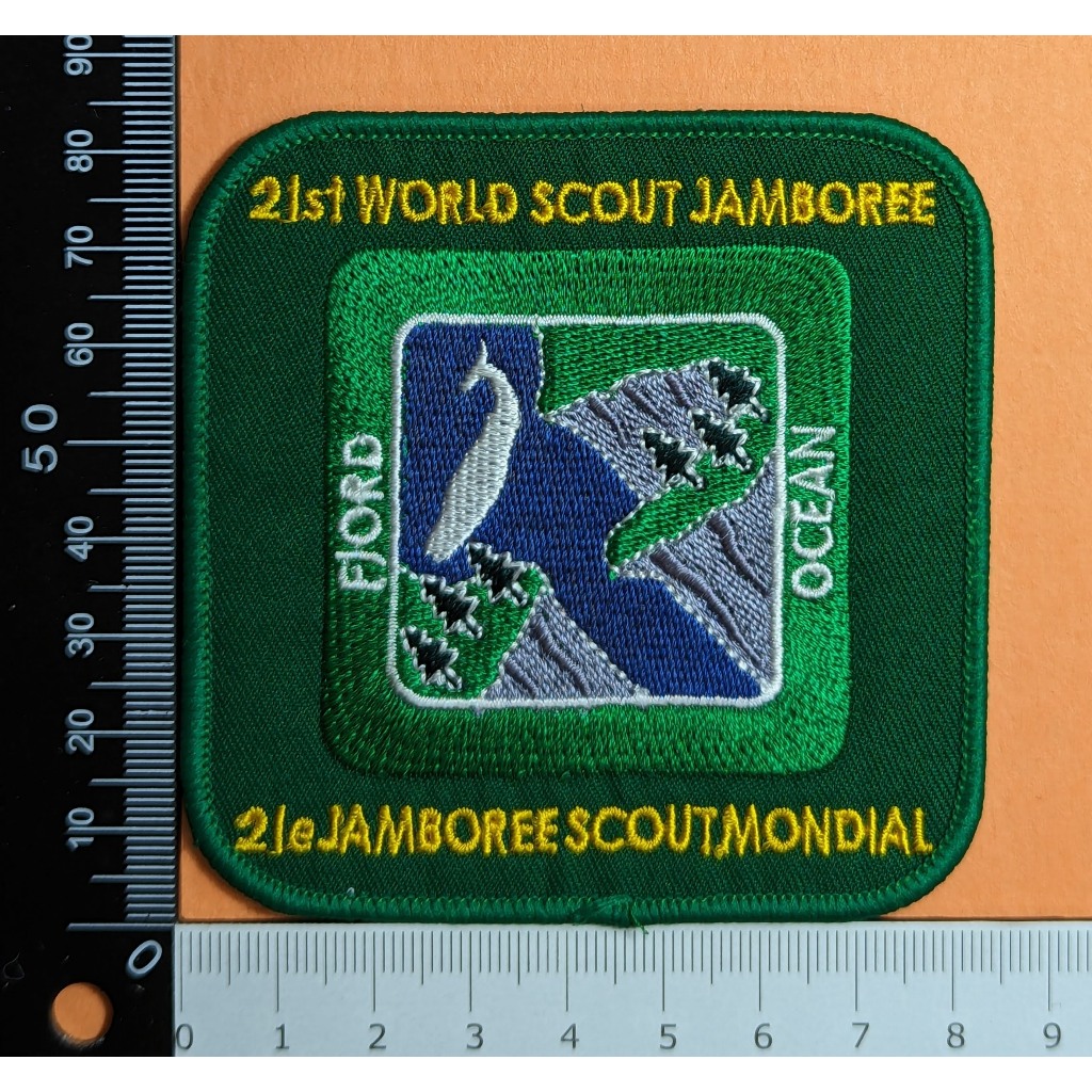 2007世界童軍大露營(英國21屆)-營區指定分營(海洋峽灣)-參與者紀念章徽章制服臂章布章Scout Jamboree