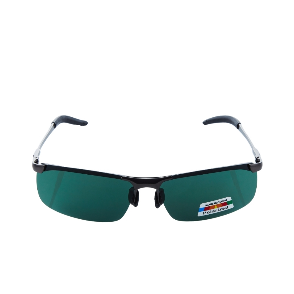 Z-POLS 帥氣設計質感金屬銀 舒適材質搭寶麗萊Polarized偏光太陽眼鏡(抗UV400偏光鏡)