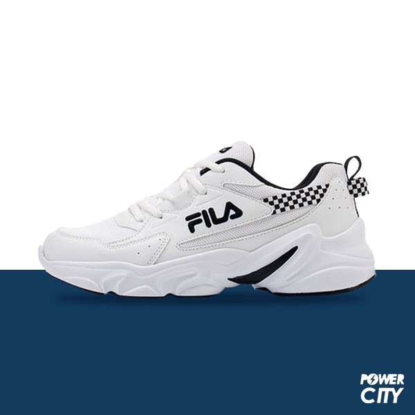 【FILA】HIDDEN TAPE 8 運動鞋 休閒鞋 黑白 女鞋 -5-J329Y-110