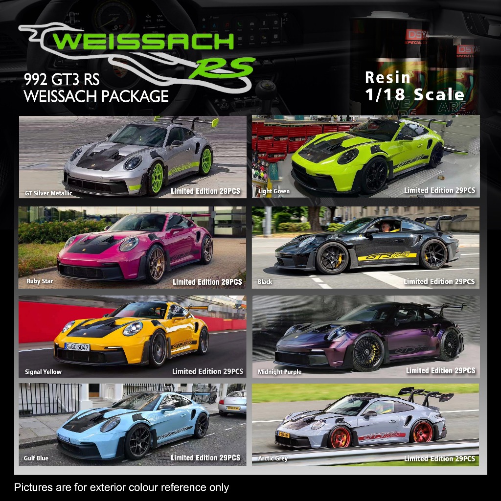 【模例】TP 1/18 Porsche 911 (992) GT3 RS Weissach Package