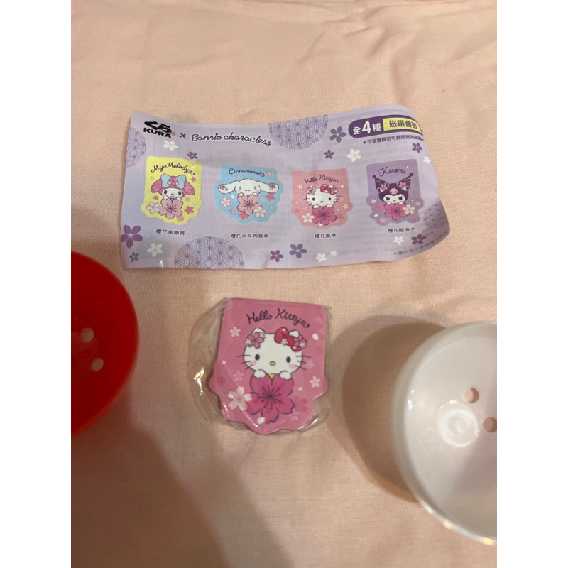 藏壽司 三麗鷗 扭蛋 hello kitty 凱蒂貓 書籤