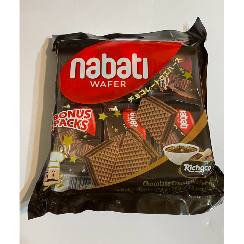 ［超低價］麗巧克 Nabati 巧克力威化餅414g