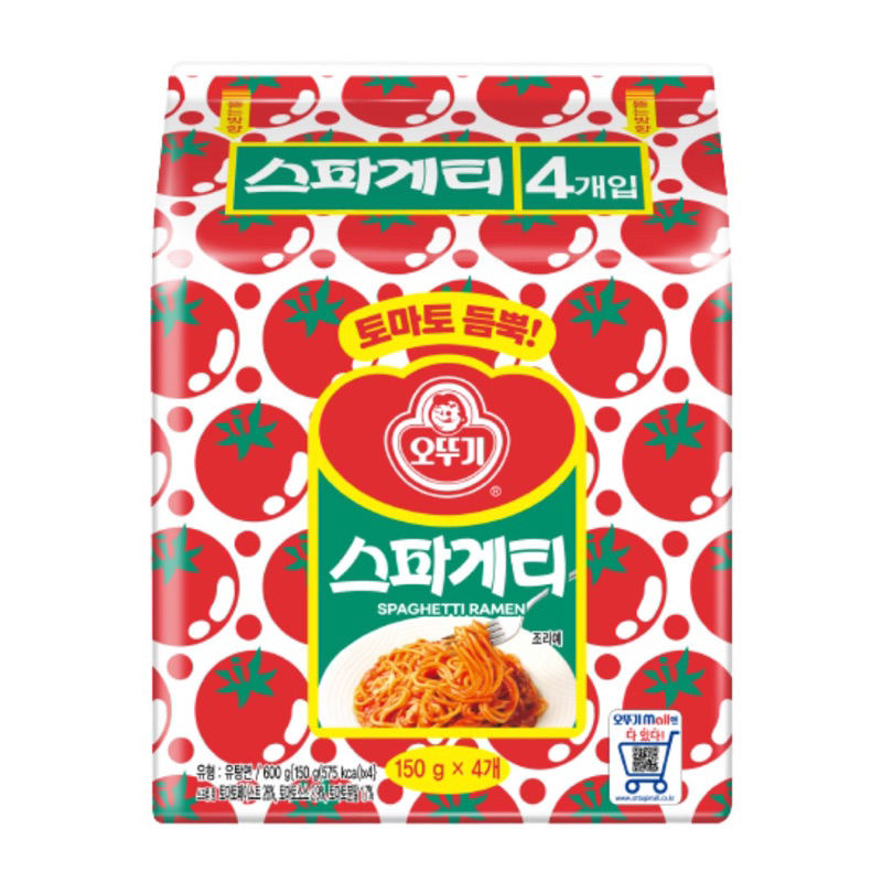 韓國泡麵 OTTOGI 不倒翁 蕃茄風味義大利麵 150g 番茄泡麵 義大利麵 番茄 韓國拉麵