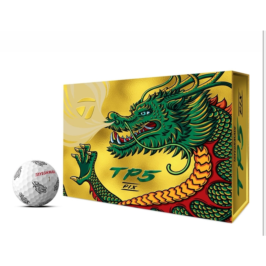 龍年限量發行TaylorMade pix 3.0 金 (TP5) 銀(TP5X) 龍來 五層球