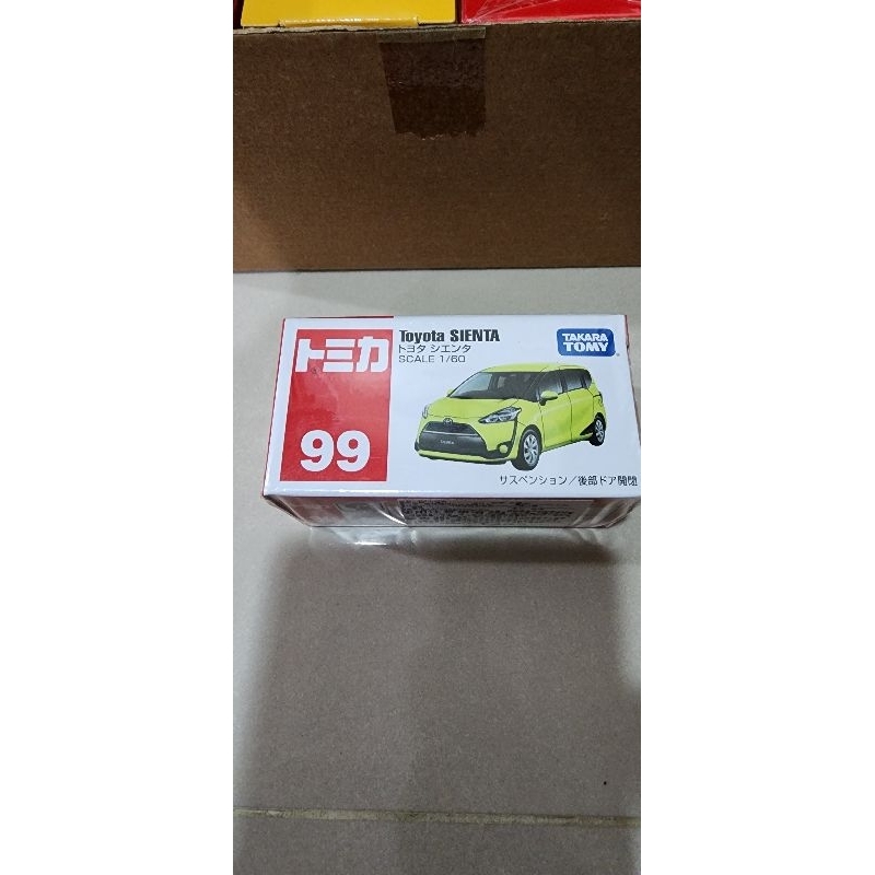 Tomica 99 Toyota Sienta 全新車 膠膜全新未拆 麗嬰正版