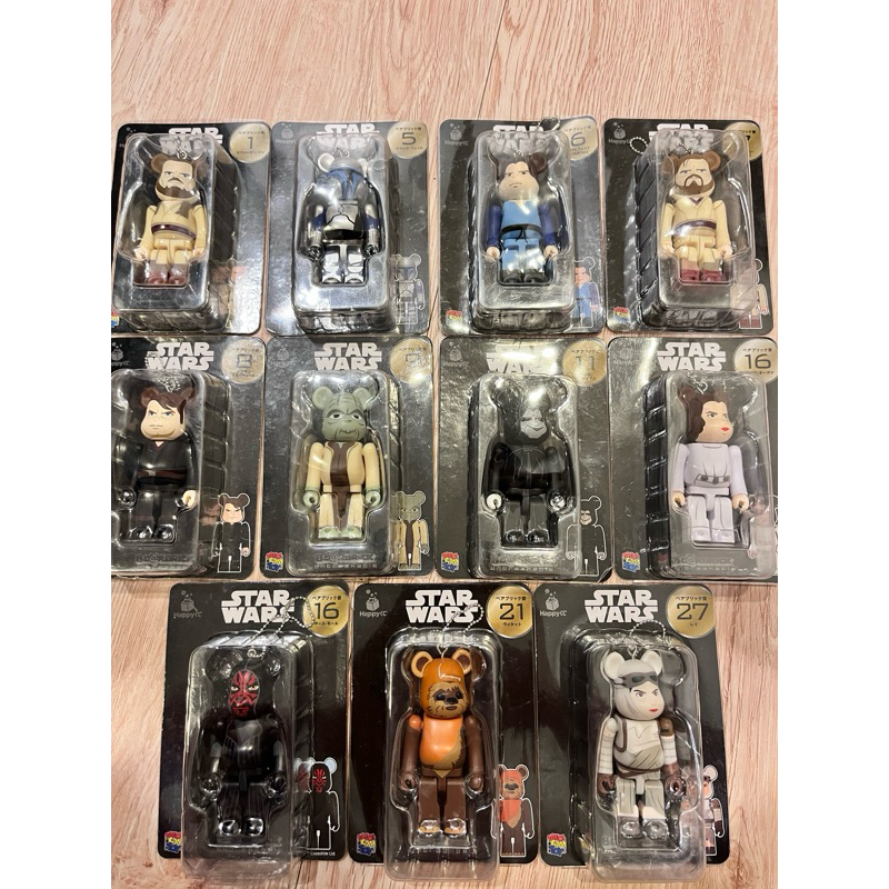 be@rbrick 庫柏力克熊 一番賞 100% Star Wars 鑰匙圈