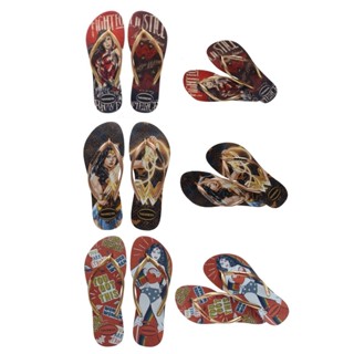 現貨 巴西人字拖Havaianas 女款神力女超人 Slim Heroinas /黑(鐵牌)/ 紅(鐵牌)/漫畫