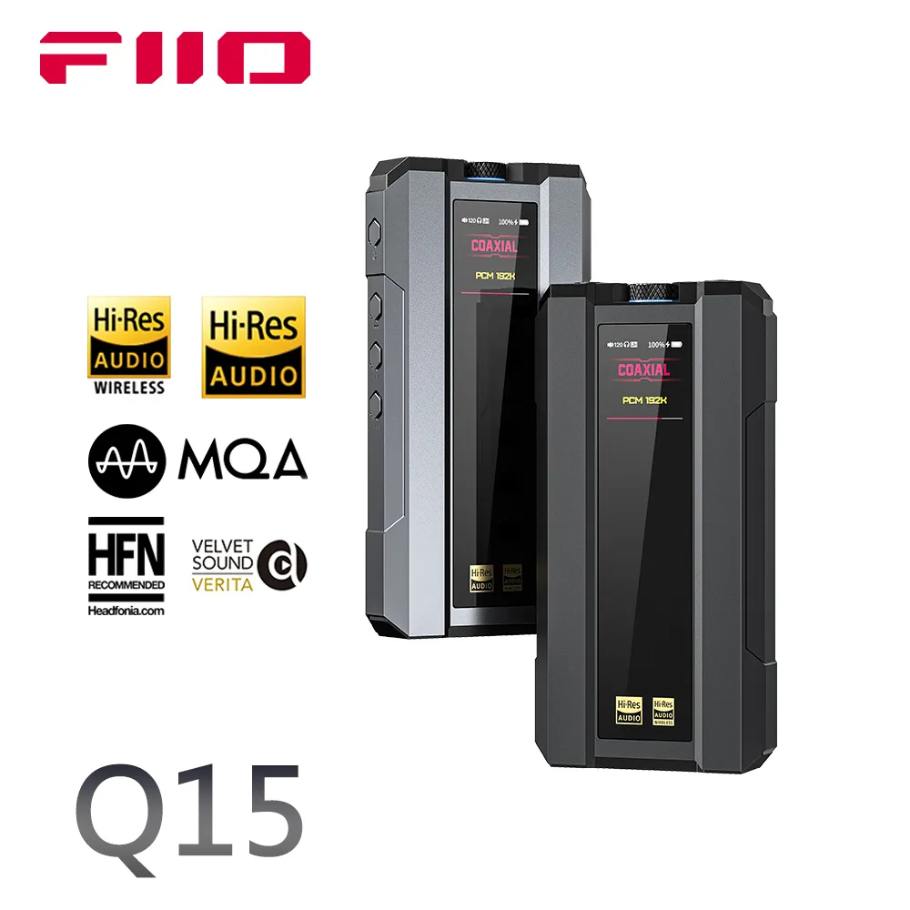 FiiO 大推力隨身DAC耳擴 Q15 隨身 AKM AK旗艦 多合一解碼 耳機 功率 放大器