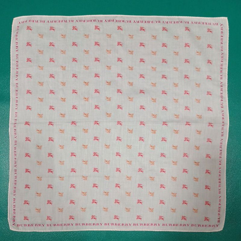 英國 Burberry 巴寶莉 戰馬圖案 優雅 質感 手帕 手巾 方巾 領巾
