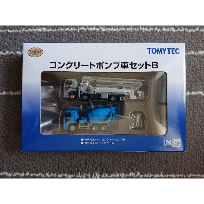 TOMYTEC 327646【a】卡車收藏 混凝土泵浦車套組B N規巴士貨車模型