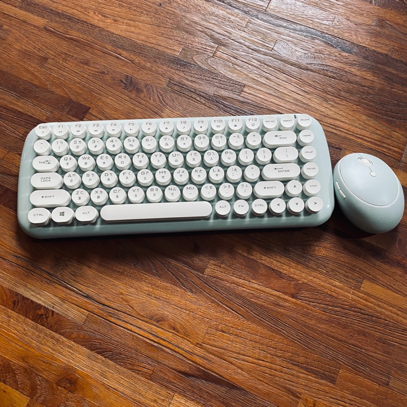 Aibo2.4G棉花糖打字機無線鍵盤滑鼠組