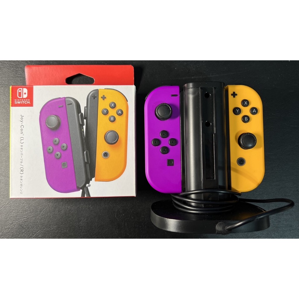 原廠Joy-con(紫橘) 二手 九成新