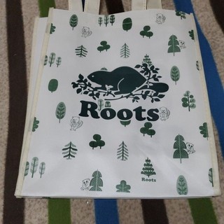 Roots環保提袋 白 中