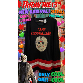 美國官方預購+現貨 Friday The 13th Jason 十三號星期五 傑森 面具 長袖 T-Shirt T恤