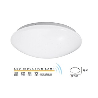 柏泓~MARCH LED 20W 微波感應燈~晶耀星空系列~吸頂燈~黃光/白光