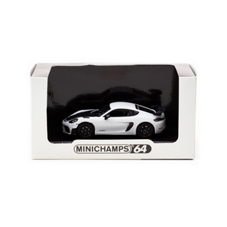 Minichamps x Tarmac 1/64 保時捷 Porsche Cayman GT4 RS GT 白 碳纖維