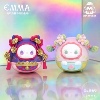 {預購} 麻醬社MJStudio EMMA秘境森林 達摩系列 開運 納福 吊卡 手辦 公仔