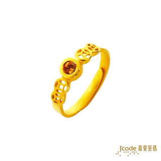 J'code真愛密碼 五錢戒 - 黃金戒指 ❚ 招財金飾 ❚ 開運金飾