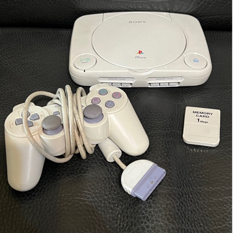 PS ONE SCPH-103 PS主機 有改機 原廠搖桿 原廠記憶卡 配件如圖 功能正常 PS1 薄型