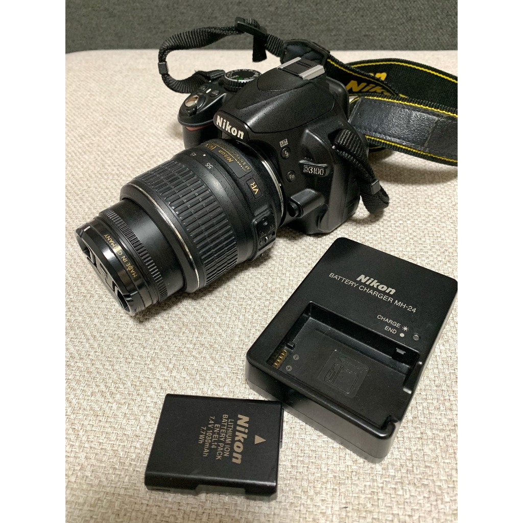 二手Nikon單眼數位相機D3100+原廠18-55鏡頭