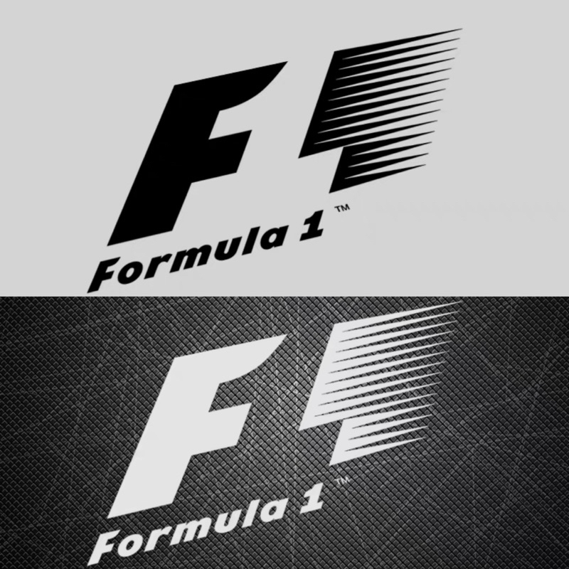 F1 Logo設計彩貼 F1賽車樣式 側殼貼紙 車身彩貼 反光車貼 車貼 車殼貼紙