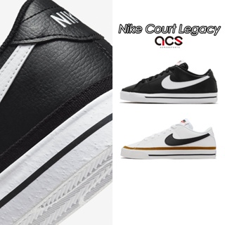 Nike 休閒鞋 Court Legacy 黑 白 男鞋 任選 基本款 皮革鞋面 運動鞋 【ACS】