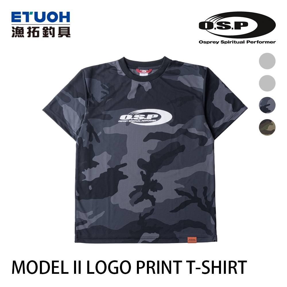 O.S.P Model2 Logo Print T-Shirts [漁拓釣具] [短袖T恤]