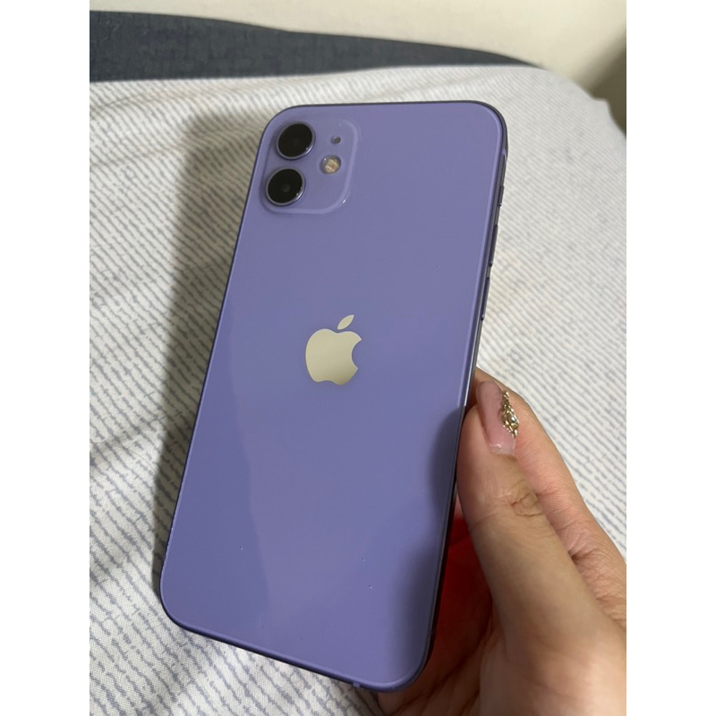 iPhone 12 紫 128g 有盒 「不議價謝謝🙏」台中可面交