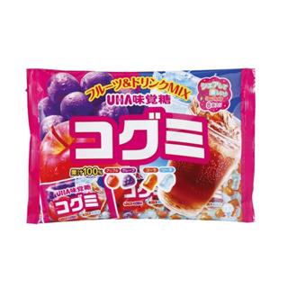 日本 UHA 味覺糖 Kogumi 四種類 綜合軟糖 葡萄&可樂&蘋果&蘇打風味