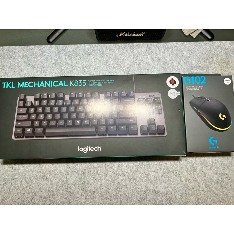 logitech K835機械式鍵盤 + G102遊戲滑鼠