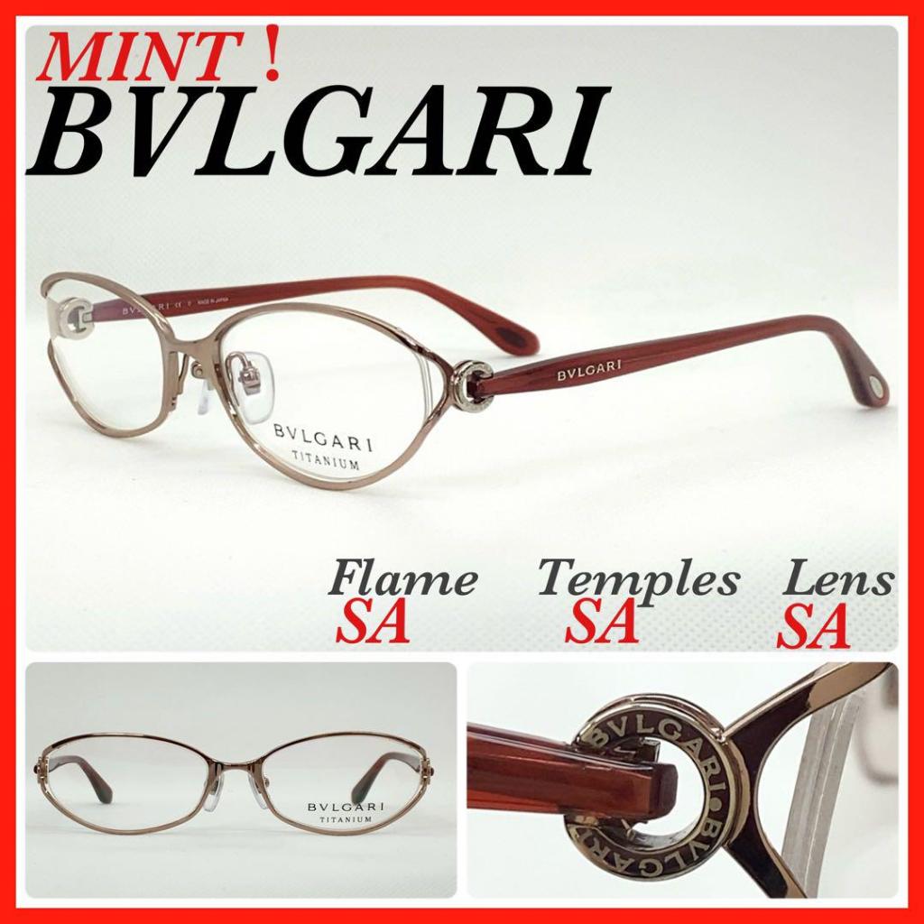 BVLGARI 眼鏡框 2139T 日本製造 （二手）【日本直送】