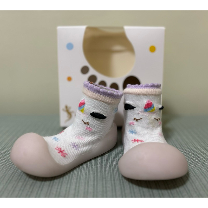 韓國 BigToes 幼兒襪型學步鞋-變色龍系列-星星獨角獸
