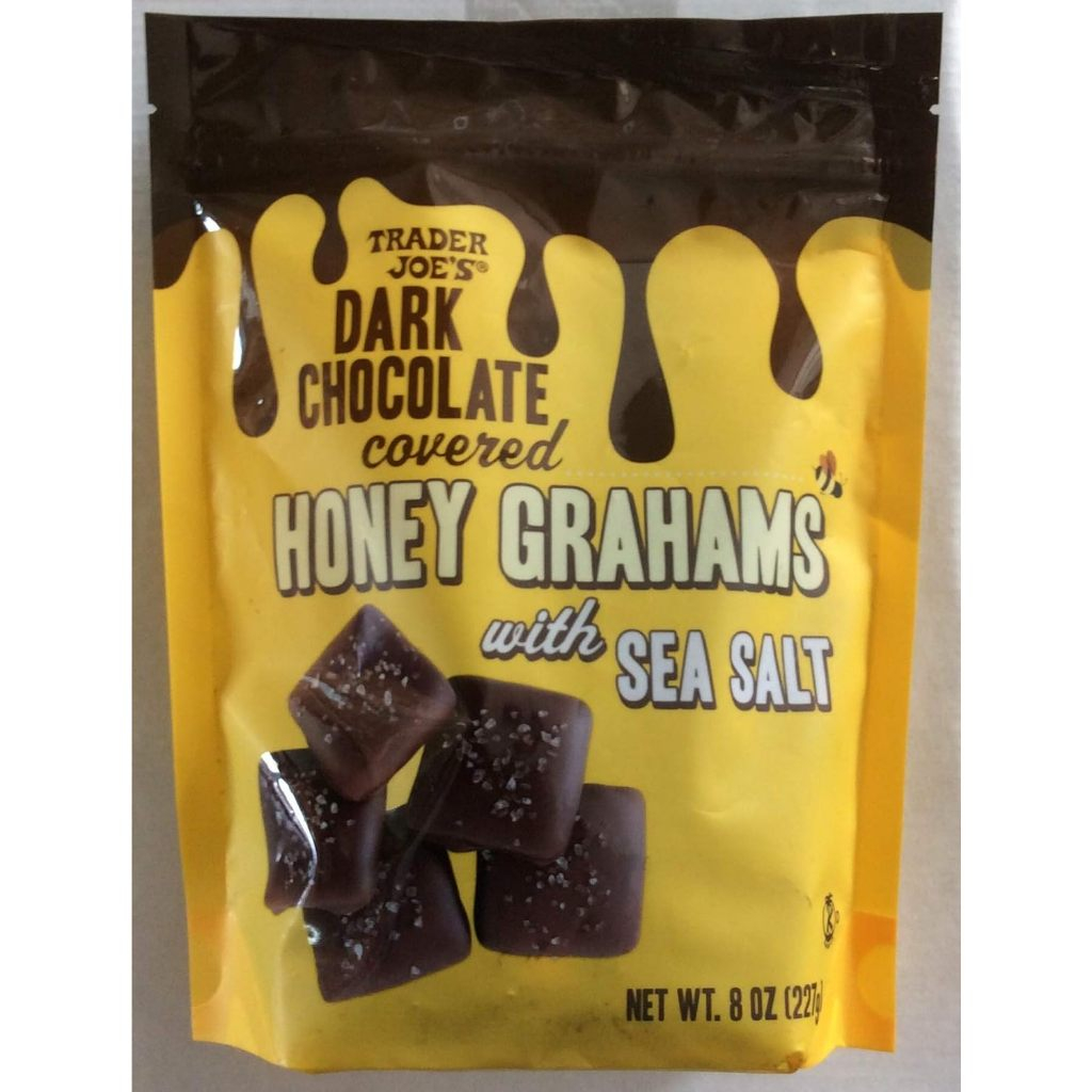 🔥台灣現貨🔥 Trader Joe's 黑巧克力海鹽全麥蜂蜜小餅乾 227g