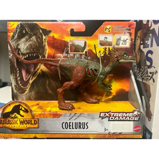 Mattel 侏羅紀世界 戰損恐龍系列 虛骨龍 Coelurus 恐龍