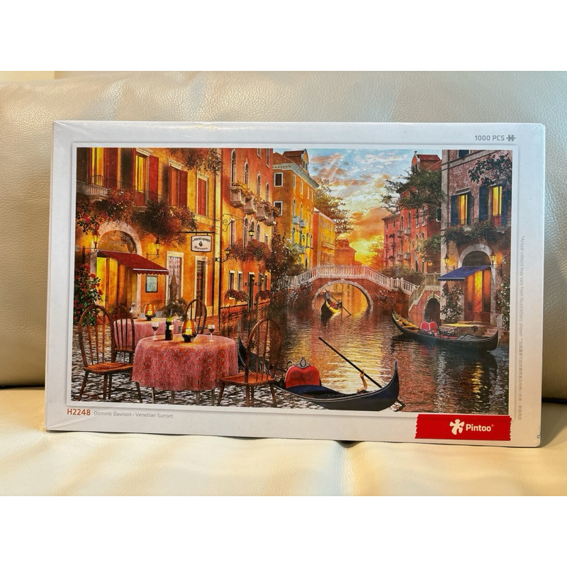[全新]Pintoo日落的水城威尼斯1000片高品質塑膠拼圖