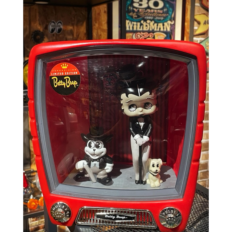 FUNKO BETTY BOOP 貝蒂 TV 老式電視造型收藏公仔 稀有老品 非常值得收藏